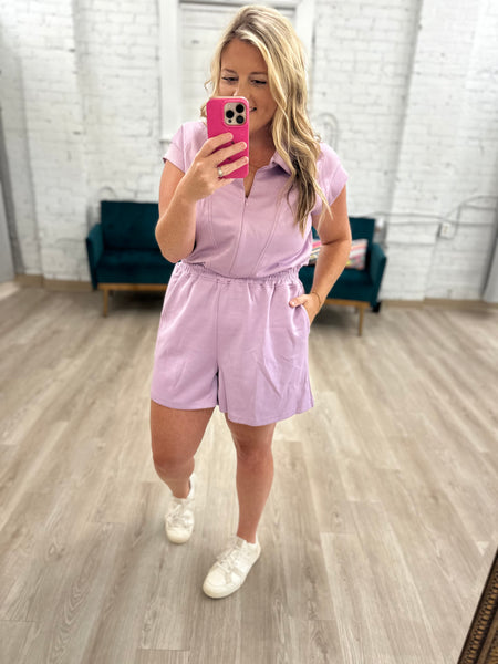 Orchid Romper