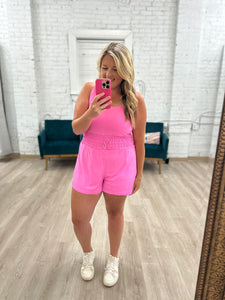 Peppy Pink Romper