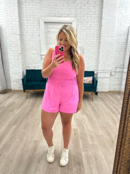 Peppy Pink Romper