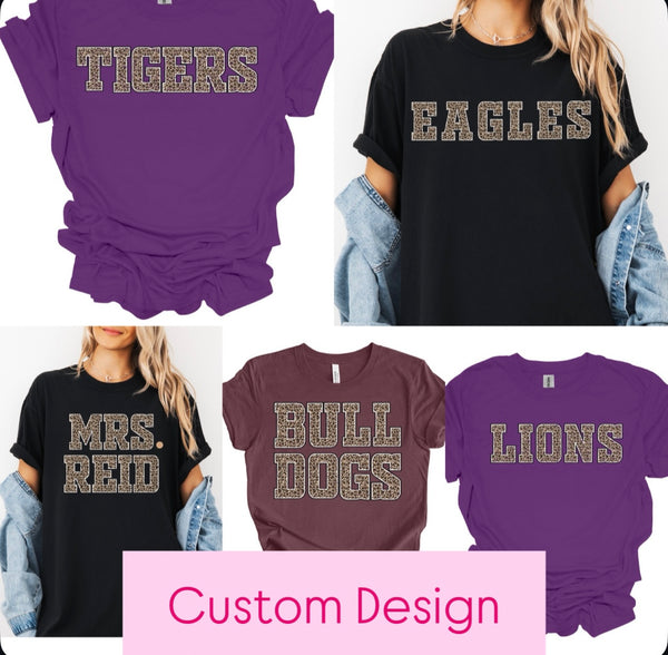 Leopard Custom Tee