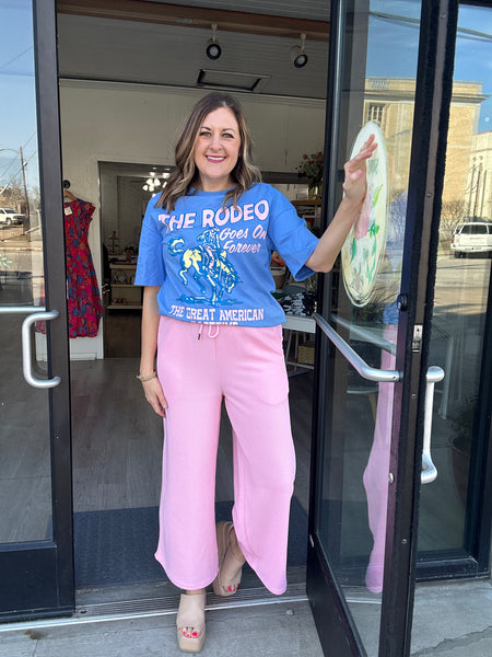 On the Go Pant in Pink