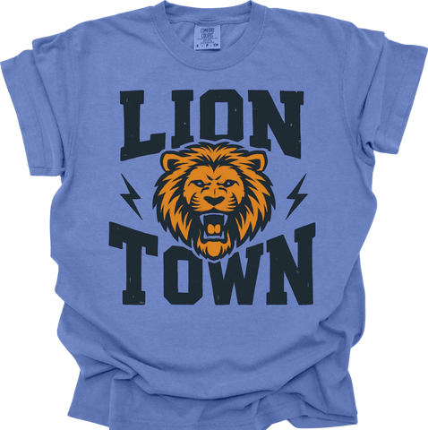 ✨Lion Town on Blue✨
