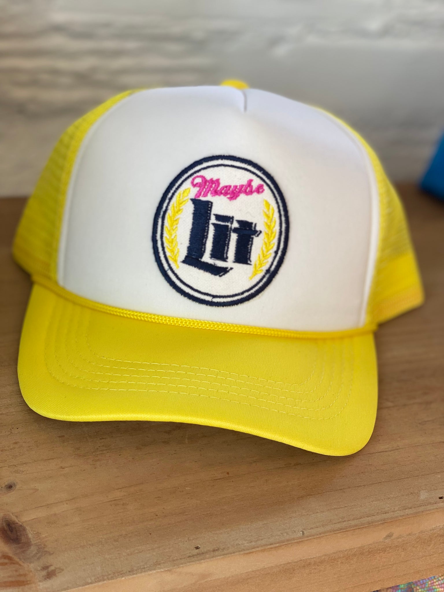 Maybe Lit Trucker Hat