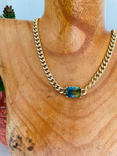 Royal Gem Blue Necklace