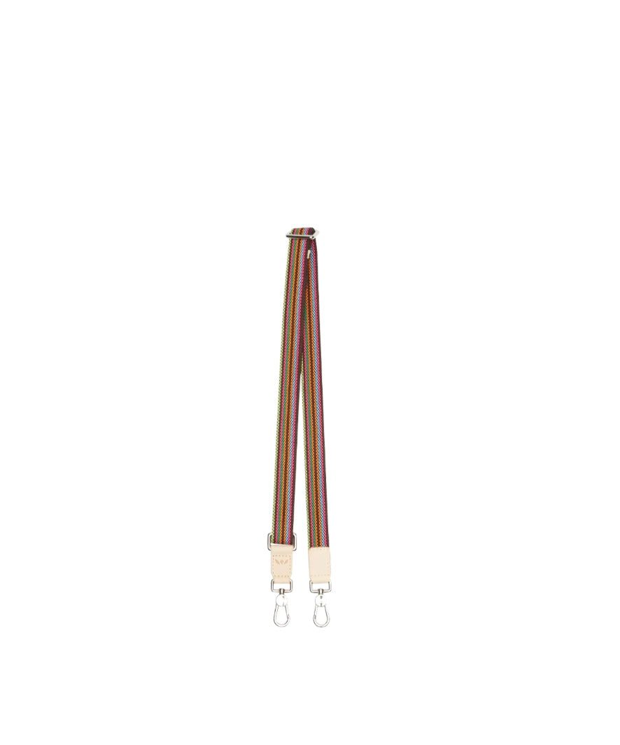 Brown Slim Webbing Crossbody Strap